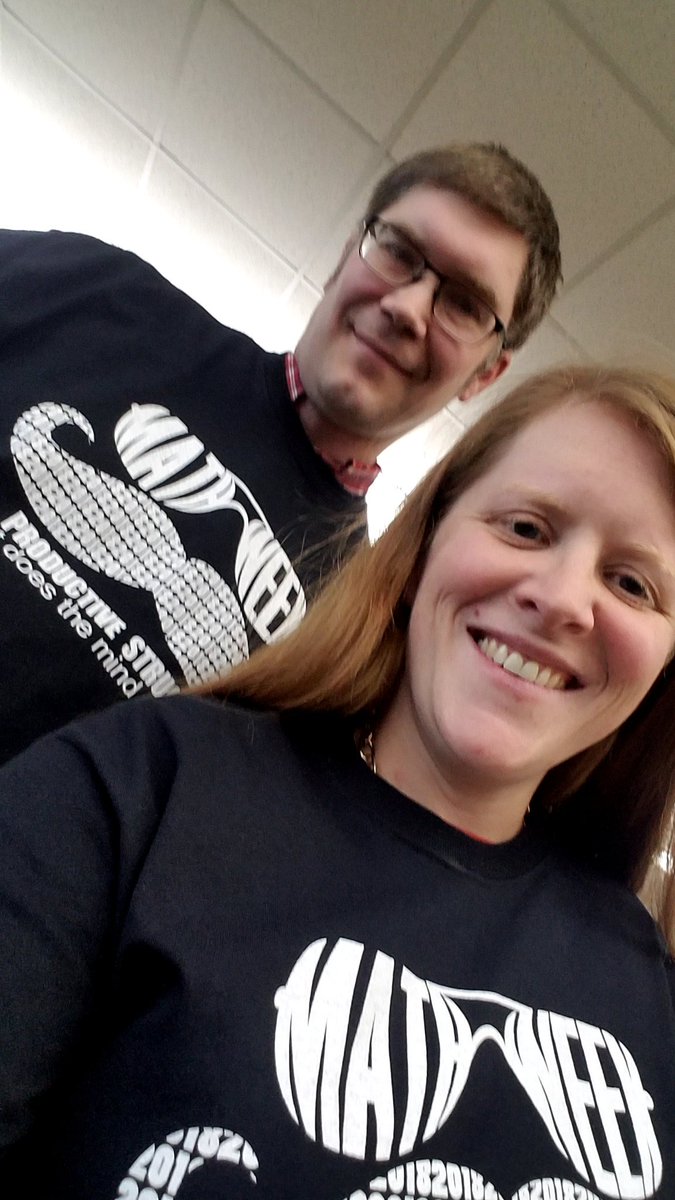 NPLMCgrassl's tweet image. @stmiller49 &amp;amp; I are ready for #MathWeek2018 @jhusing34  isn&apos;t as excited about it as we are!! @npsd1