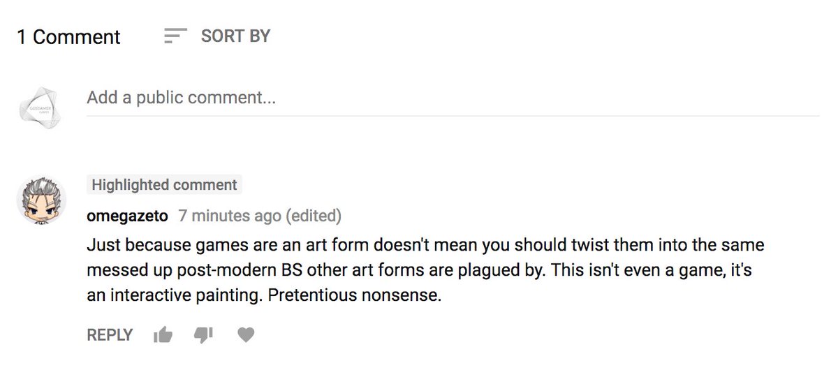 GossamerGames's tweet photo. #PretentiousNonsense https://t.co/kQXSkdL4G4