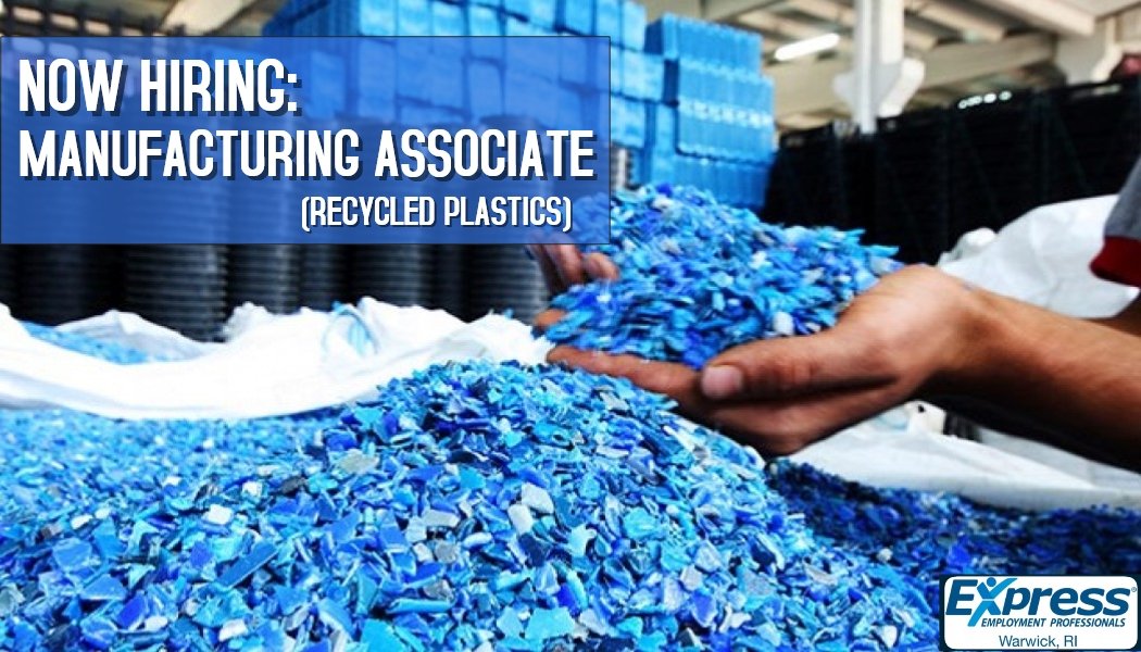 ExpressWarwick's tweet image. NOW HIRING: Manufacturing assistant for work with recycled plastics in Warwick! 3rd shift (11PM - 7AM) - may be hiring 1st shift in the future. MUST HAVE YOUR OWN RELIABLE VEHICLE! Feeding plastic wire into grinder, cleaning, steady and accurate work. Contact us today!