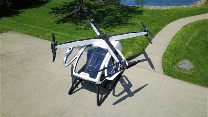 Features of The Newly-invented Helicopter Designed like the Quad-copter