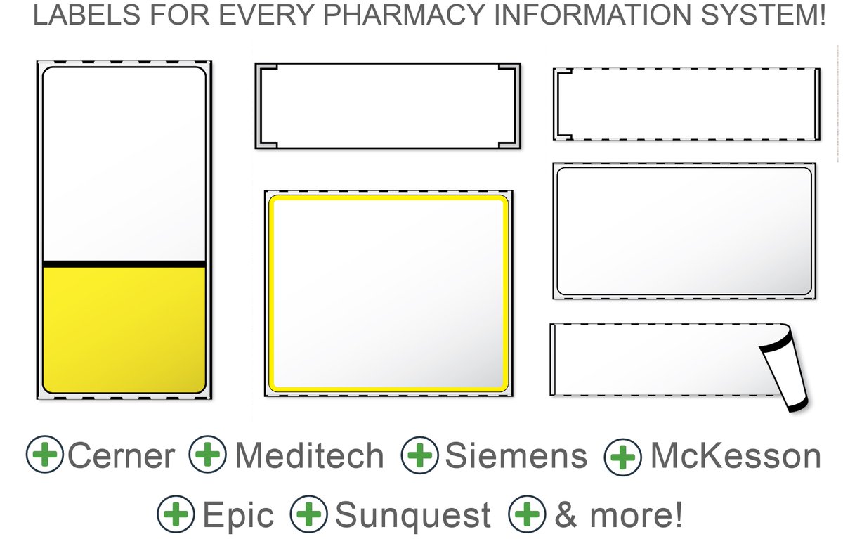 Caresfield's tweet image. PlatinumCode provides labels for every pharmacy information system. Contact us today to learn more! #platinumcode #pharmacy #Labels