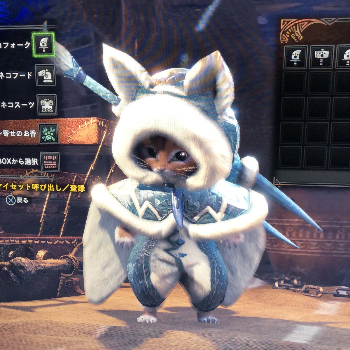 くるみ Dbd Twitterren え 可愛い 可愛い D 可愛すぎてハンターより猫優先で1式作ったわ Mhw モンハンワールド オトモ