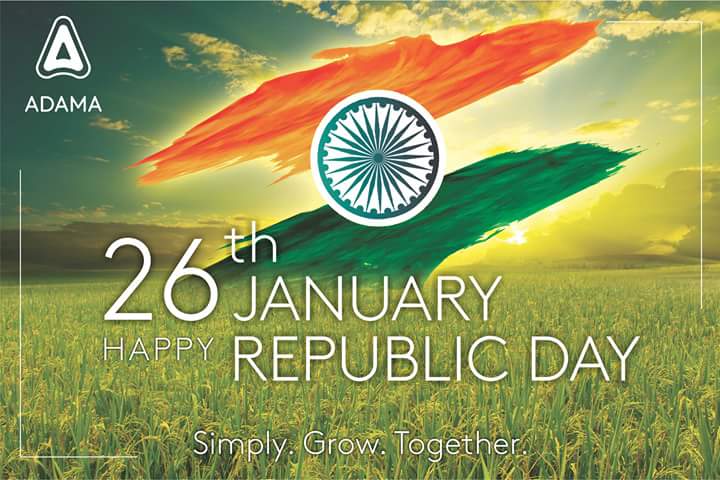 AdamaIndia's tweet photo. #HappyRepublicDay 26th January 2018. https://t.co/cBCIAMFVSO