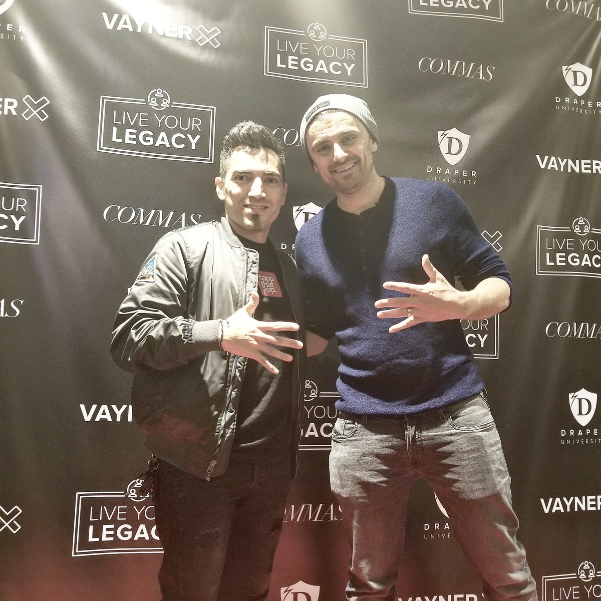 Throw up the 👋 when <a href="/garyvee/">Gary Vaynerchuk</a> is in the house. #LiveYourLegacy