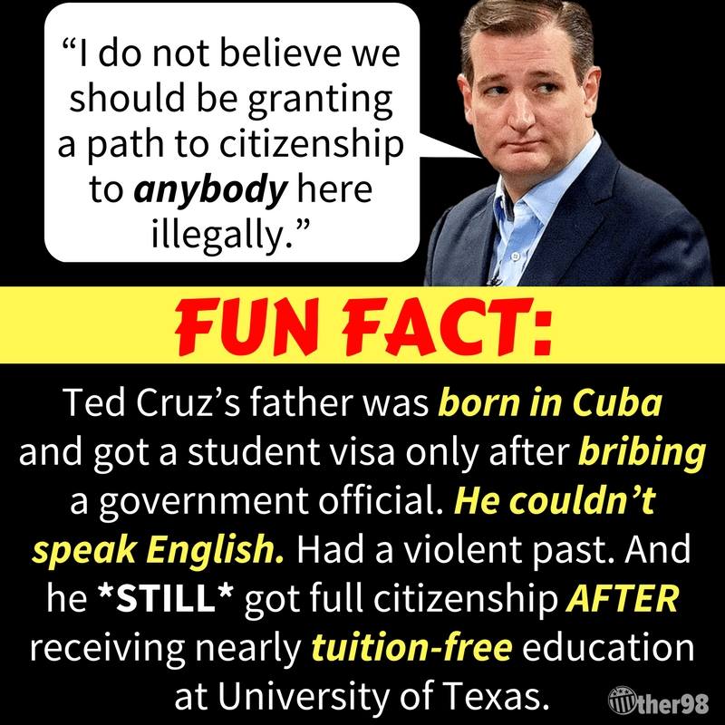 JimmyBear2's tweet photo. HYPOCRITE AND COWARD!
#TedCruz 🌊 🌊 🌊 #RepublicansAreACANCER #RepublicansAreDestroyingAmerica #VoteThemOut2018 #VoteBlue2018 #FUCKtheGOP #BlueWave2018 #Resist #TheResistance 🌊🇺🇸 #VoteTheGopOUT🗳️ #BlueWaveIsComing #DACADreamers https://t.co/RFFuDuJA5G