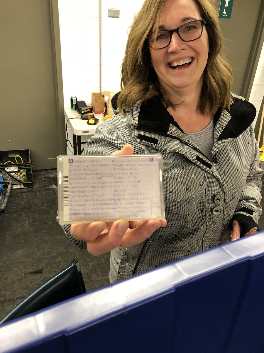TGWinterClassic's tweet photo. Deanna brought the music for this years Tourny , mixed tape special #owc2018 https://t.co/bWCGWPAAQo