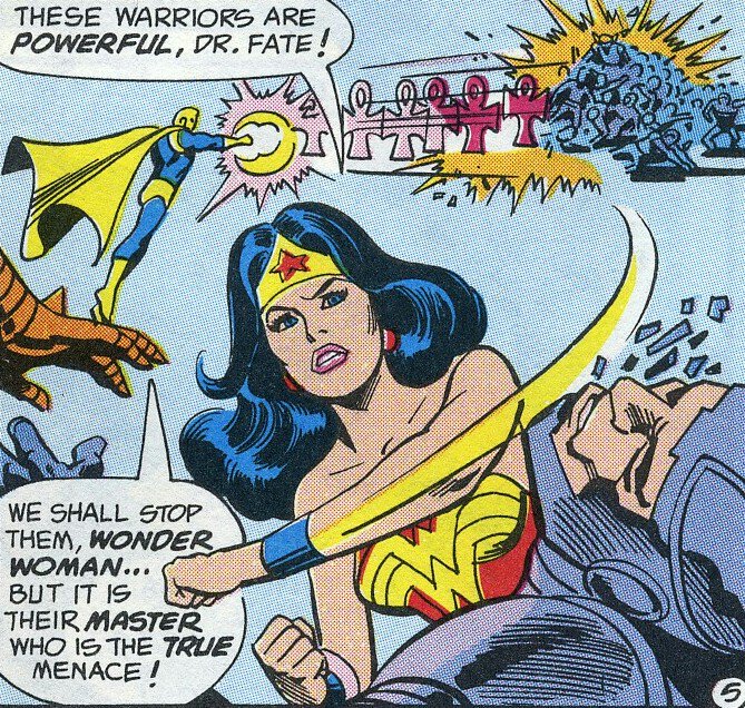 CableDeadpool_'s tweet photo. #JusticeLeague's #WonderWoman and Dr. Fate walk into a trap set by @SteppenwolfvsJL. The ancient @Apokolips_Now General is considered one of the greatest tactical minds in the Multiverse. https://t.co/NJsfrQsTJ4