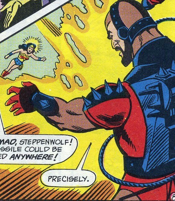 #JusticeLeague's #WonderWoman and Dr. Fate walk into a trap set by @SteppenwolfvsJL. The ancient <a href="/Apokolips_Now/">Apokolips CΩmeth</a> General is considered one of the greatest tactical minds in the Multiverse.