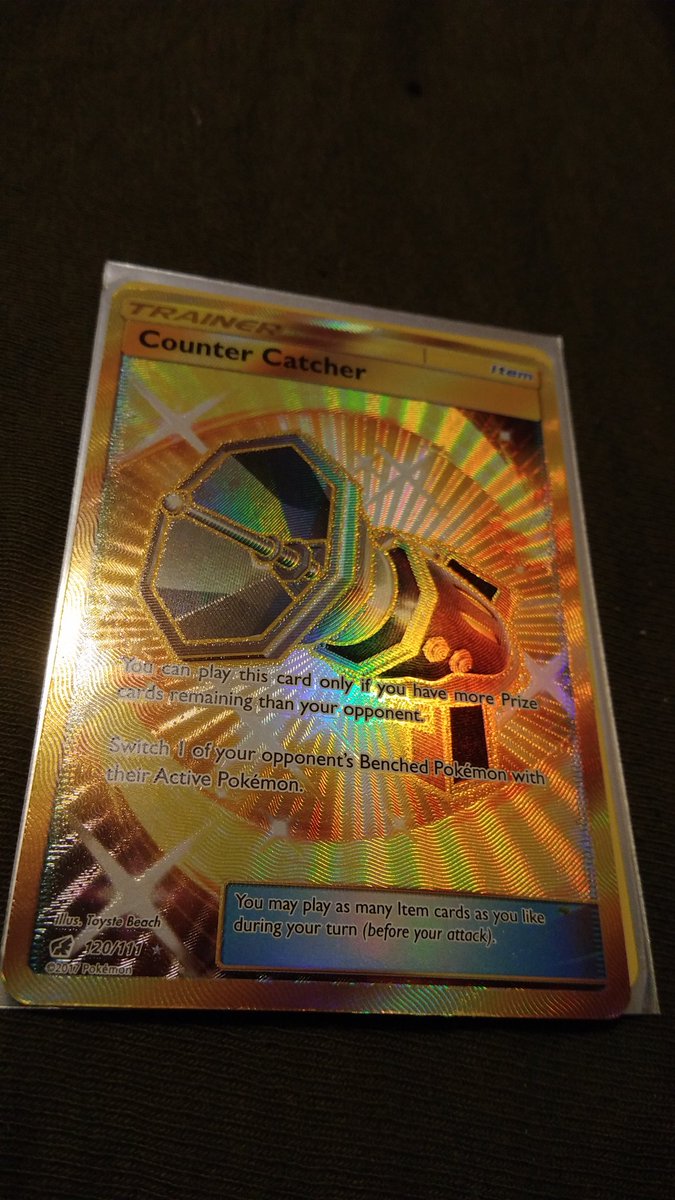 GIVEAWAY TIME
RETWEET AND FOLLOW TO WIN THIS GOLD SECRET RARE 
COUNTER CATCHER
1 winner will be cbosen 
&amp;
1 runner up will get a nice consolation prize