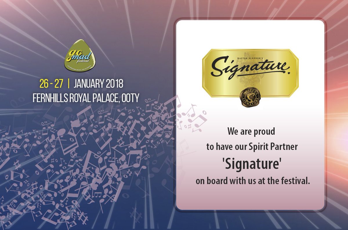 gomadfestival's tweet photo. Embrace the celebratory spirit and rejoice with a fabulous gathering of like-minded music lovers! Just a few hours left for the magic to unfurl in the air at Ooty! 
Be there to experience it all! #gomadfestival2018 

Book now on:
https://t.co/B4PGTeBFSi
https://t.co/adhDv3uSmK https://t.co/XluD99ubqI