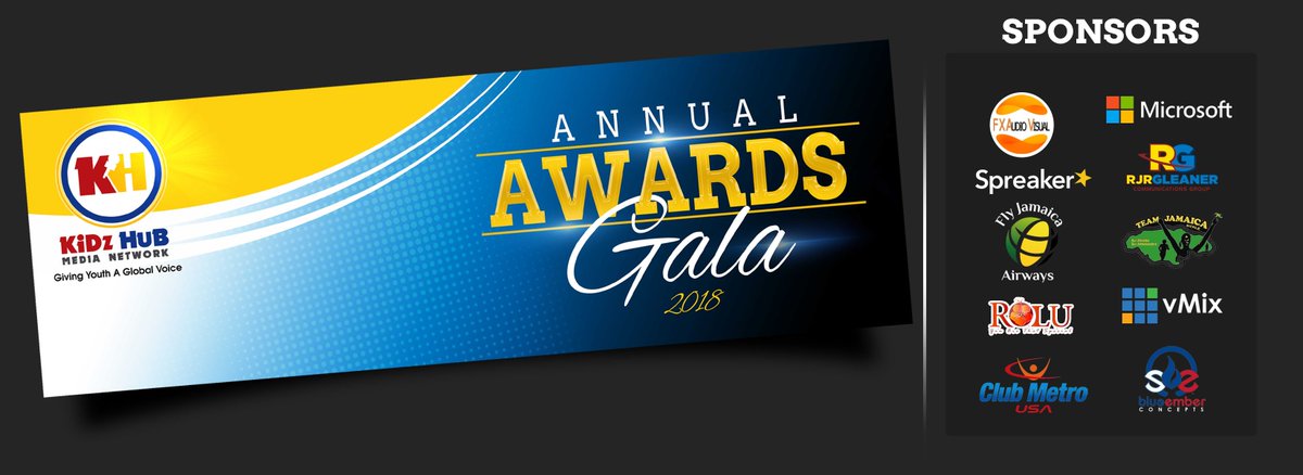 KiDzHuB's tweet photo. Thanks to @fly_jamaica for your continued support 3 years in a row for Penn Relays and our KiDz HuB Awards Gala  #kidzhubgala #kidzhubawards 'Corporate Social Responsibility' Grade 10/10 https://t.co/qAYnFsiGce