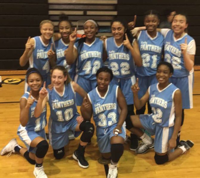 Proud of these girls! Back2Back District Champs 🏆 Bright future ahead for the <a href="/CedarRidgeWBB/">Lady Raiders</a> - I spy some <a href="/ADELITETX/">AD-ELITE BASKETBALL</a> girls out there as well #allday
