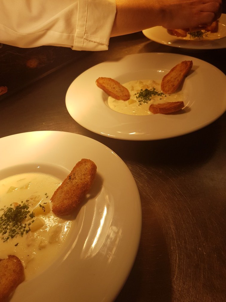 WaterfrontDC's tweet image. @DonnyCollege Catering and Hospitality Students #BurnsNight2018 in @WaterfrontDC #TeamWork