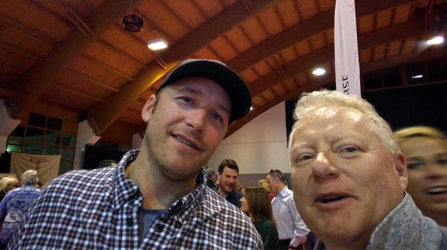 CSE_News's tweet photo. CSE's Richard Carleton getting some pointers from #skiing legend @MillerBode while in #ValGardena for #Interbourse 📷⛷️ https://t.co/b3TMtPt1zq