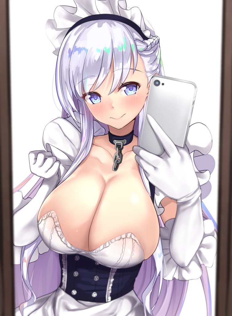 tuetue13's tweet photo. 「ベルファスト試着してみたよ💕おっぱいが入りきらんかった…( >д<)」 https://t.co/A4z0OHOWuB