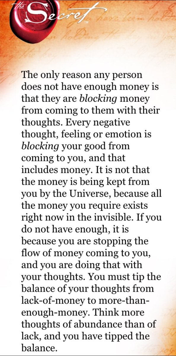 The only reason any person does not have enough... @TheSecret #lawofattraction #TheSecret #InspirationalQuotes #motivation #gratitude #Mindset #lifestyle #dreams #purpose #GoodVibes