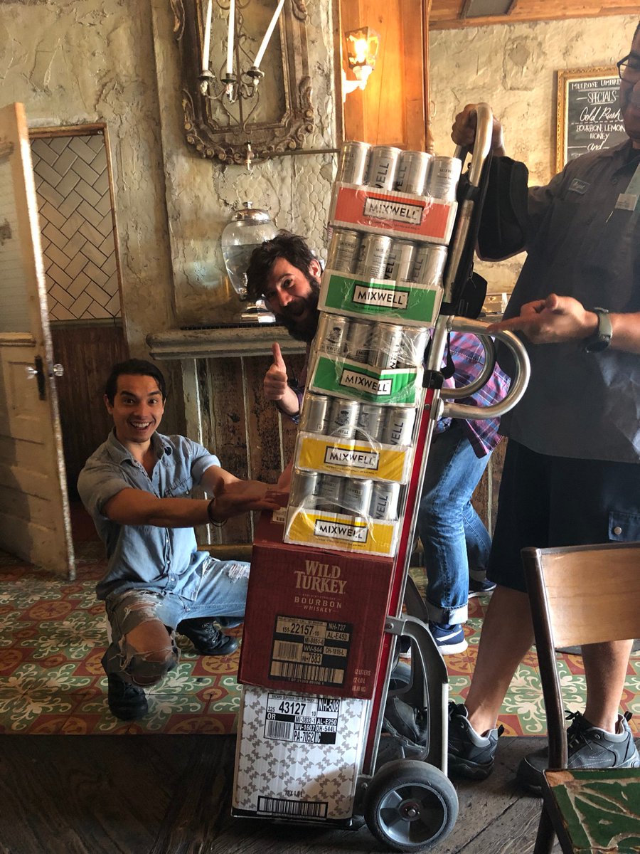 Mixing well is a state of mind... Happiness at <a href="/melroseumbrella/">Melrose Umbrella Co.</a> when the Mixwell delivery come in...