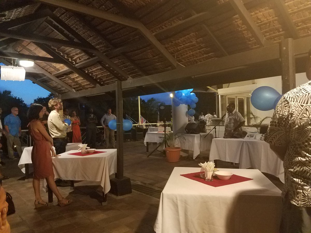 spc_live's tweet photo. In Port Vila, SPC @spc_cps holding Regional Steering Comm mtg for the EU ACP Coconut Industry Support Project. Gov't of Vanuatu welcomes Colleagues from around Pacific, from ACP and EU.  Ambrym Coconut Farmers Society and ElCress Agra Products in Vanuatu both have received grants https://t.co/VuED2zF5Cp