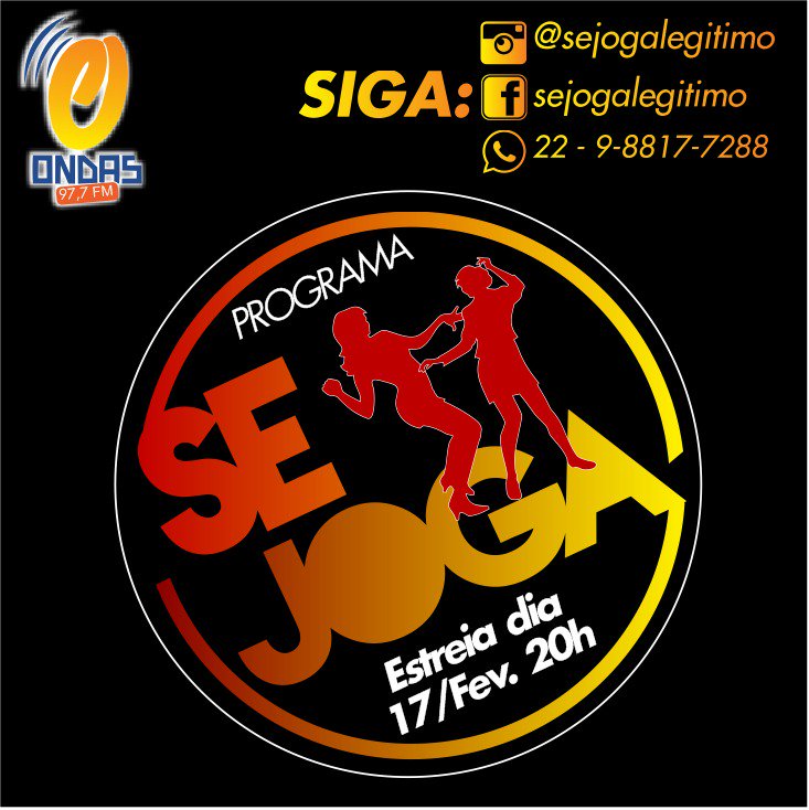sejogalegitimo's tweet photo. Dia 17/02 é nossa estreia 
na Ondas FM 97,7MHz 
Região dos Lagos RJ 
ExplanaPraGeral ! 

Um programa com muita Interatividade e 
Alto Astral 
pra você Se Jogar 💃 

Apresentação: Gilvan Gomes e Rafa Martins 

Realização : #ProdutoraAudioG 
e @PlenaEnt https://t.co/GFlV8WkeMG