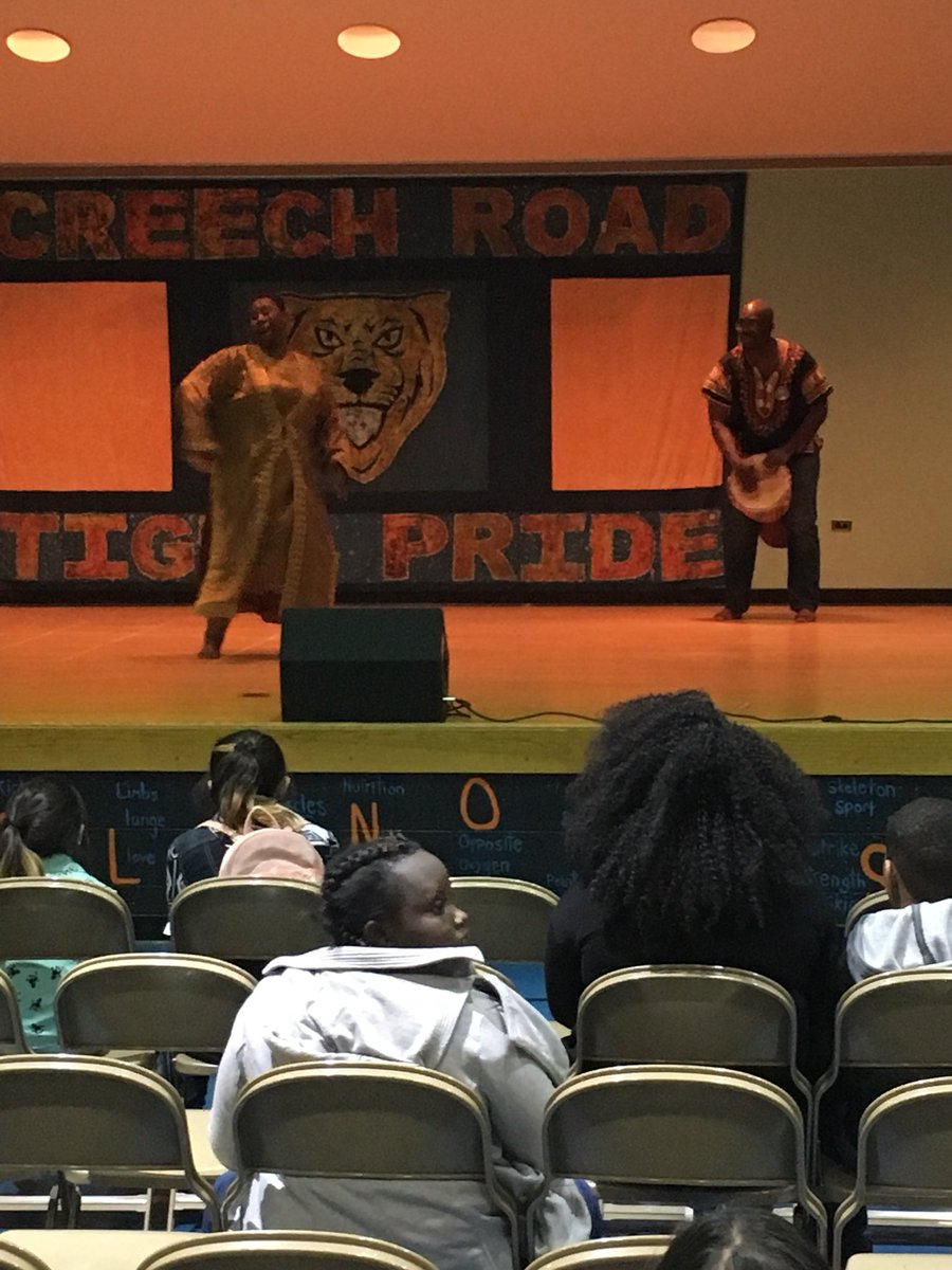 CreechRoadElem's tweet photo. Creech Road Elementary School having fun at our second annual Multicultural Festival https://t.co/ZbuDJumj9T