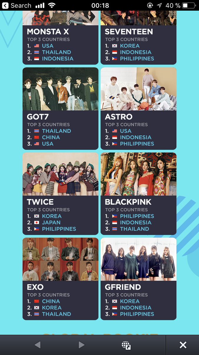 liddolbyun's tweet photo. exo is in top 10 global despite having like 4 vlives this year 😭 i hope they'll do a vlive like last year https://t.co/P1r3dZQy28