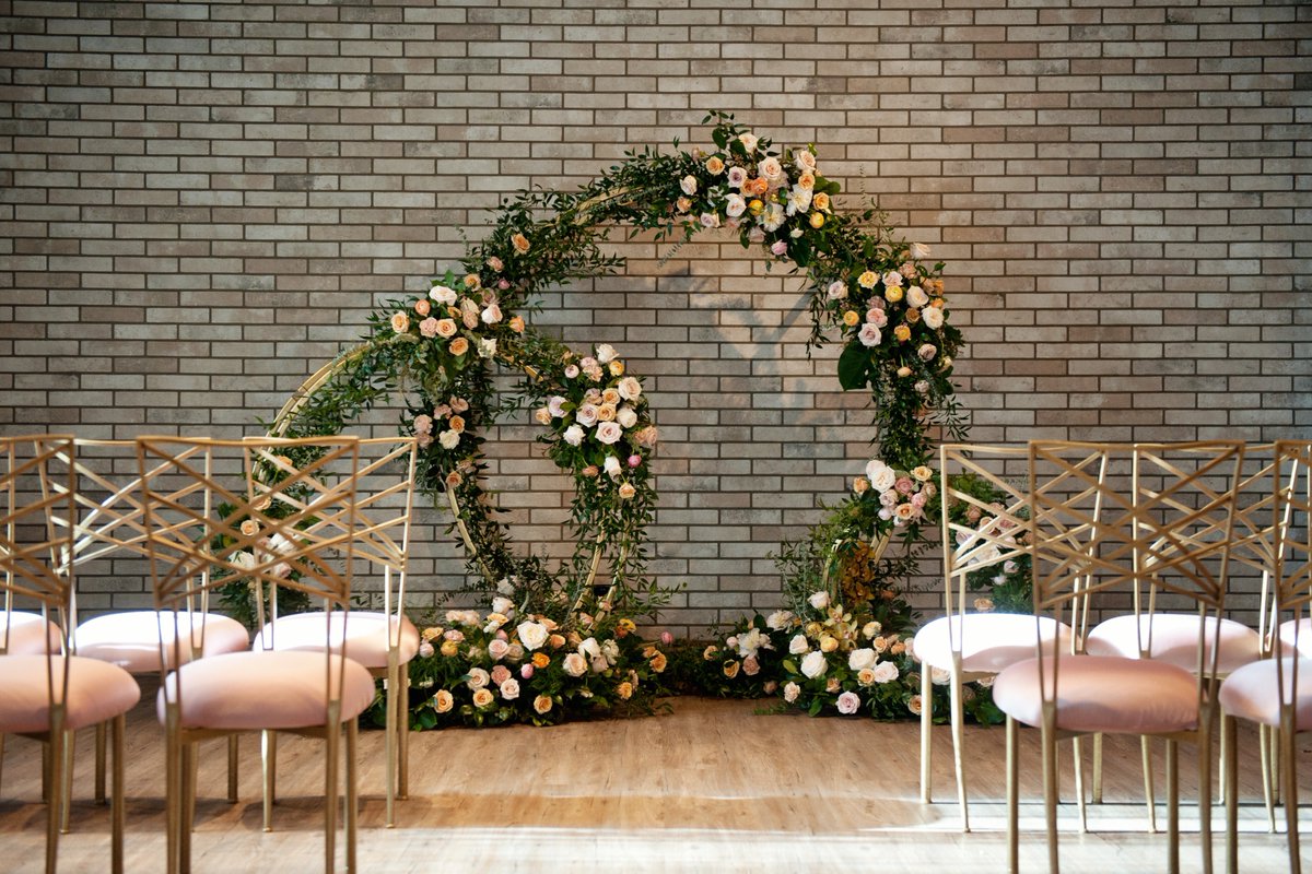 FlowersByJanie's tweet photo. Circle ceremony decor anyone? We now have these gold circle arbours in our rental inventory exclusively for Flowers by Janie clients! Photo: @tarawhitphoto https://t.co/2FvxBANWFL #circlearch #circlearbour #weddingceremonydecor #calgaryweddings #yycweddings #calgaryflorist https://t.co/bgFgWawkjm
