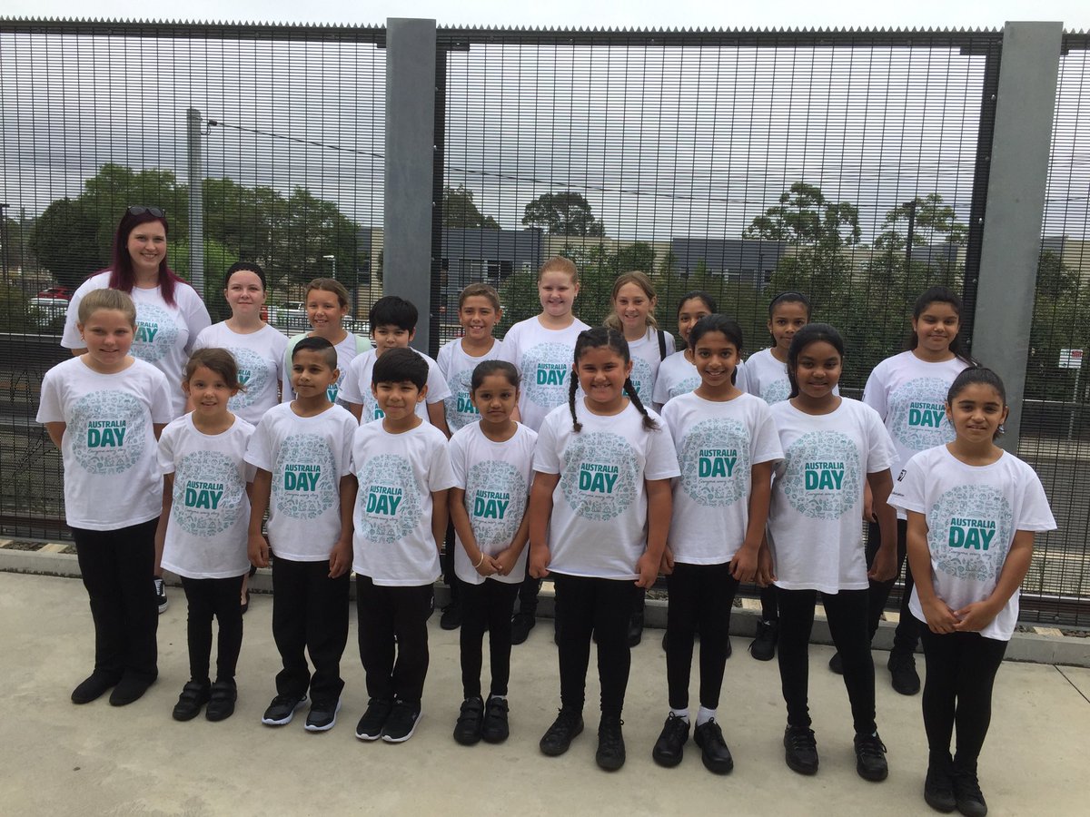 Happy Australia Day! Ready for our performance at 11:45am. Look out for us on TV!