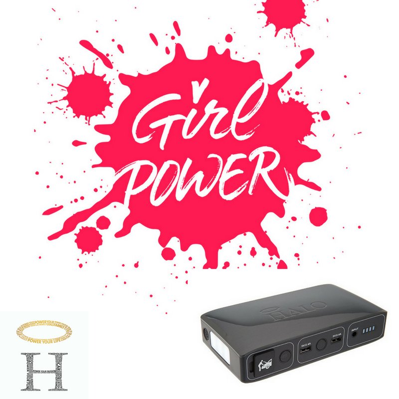 Halo2CloudLLC's tweet photo. Gals with the Halo Bolt tell us they have #GirlPower! That includes college-gals, mom-gals, grandma-gals! They love jump starting their own car. Own your #girlpower #getabolt https://t.co/S8buhtWCoV