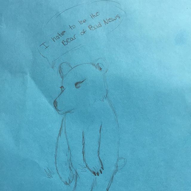 AlgonquinMS's tweet photo. Punny student sketch. https://t.co/pVgQsZogFT https://t.co/p9dYpvStpd
