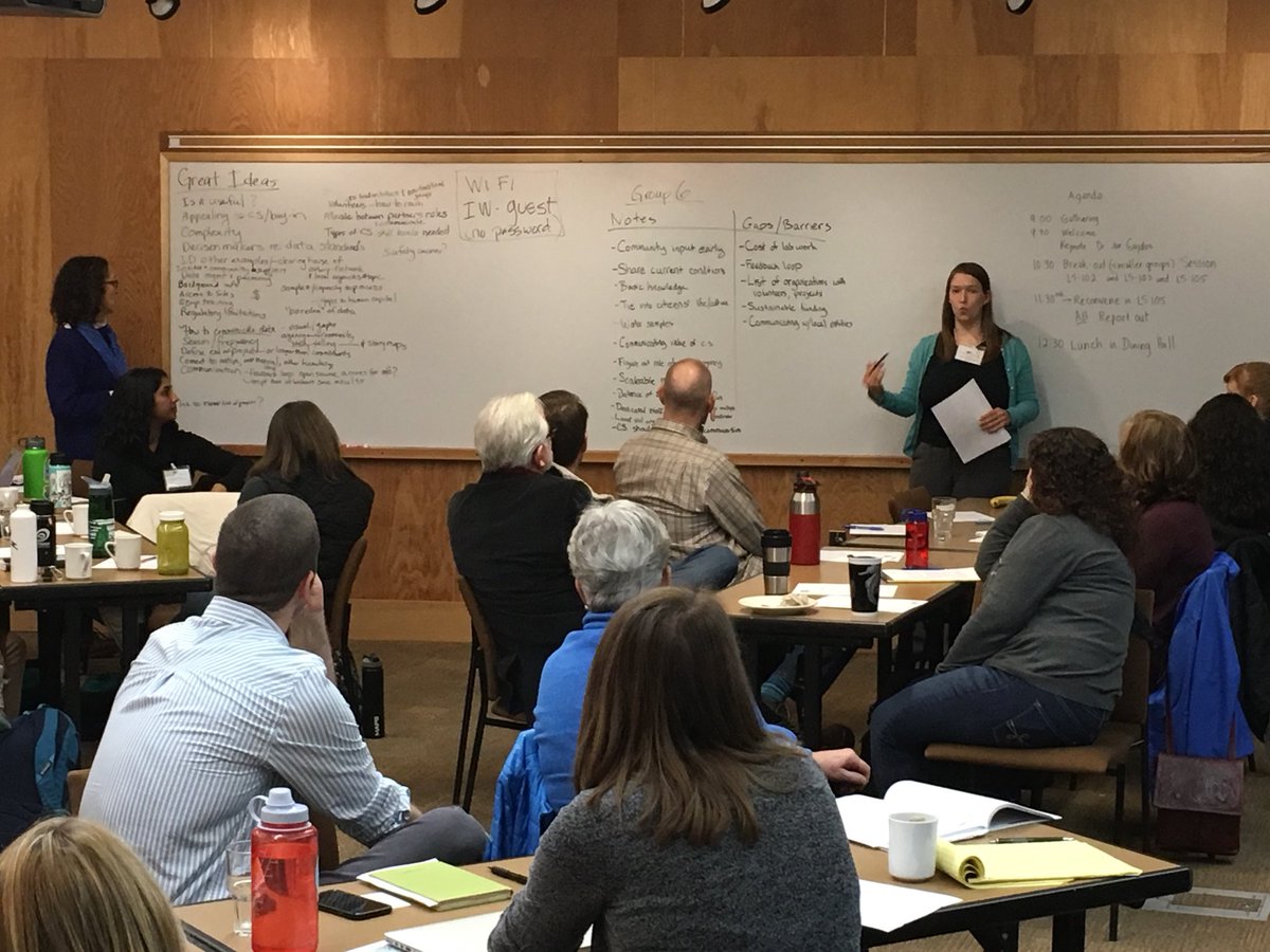 hartnws's tweet photo. Anna Toledo from #IslandMRC and Cheryl Lowe from #JeffersonMRC report out at #CitizenScience Summit @NWSFoundation @NWStraits https://t.co/VnmnCWTPHV