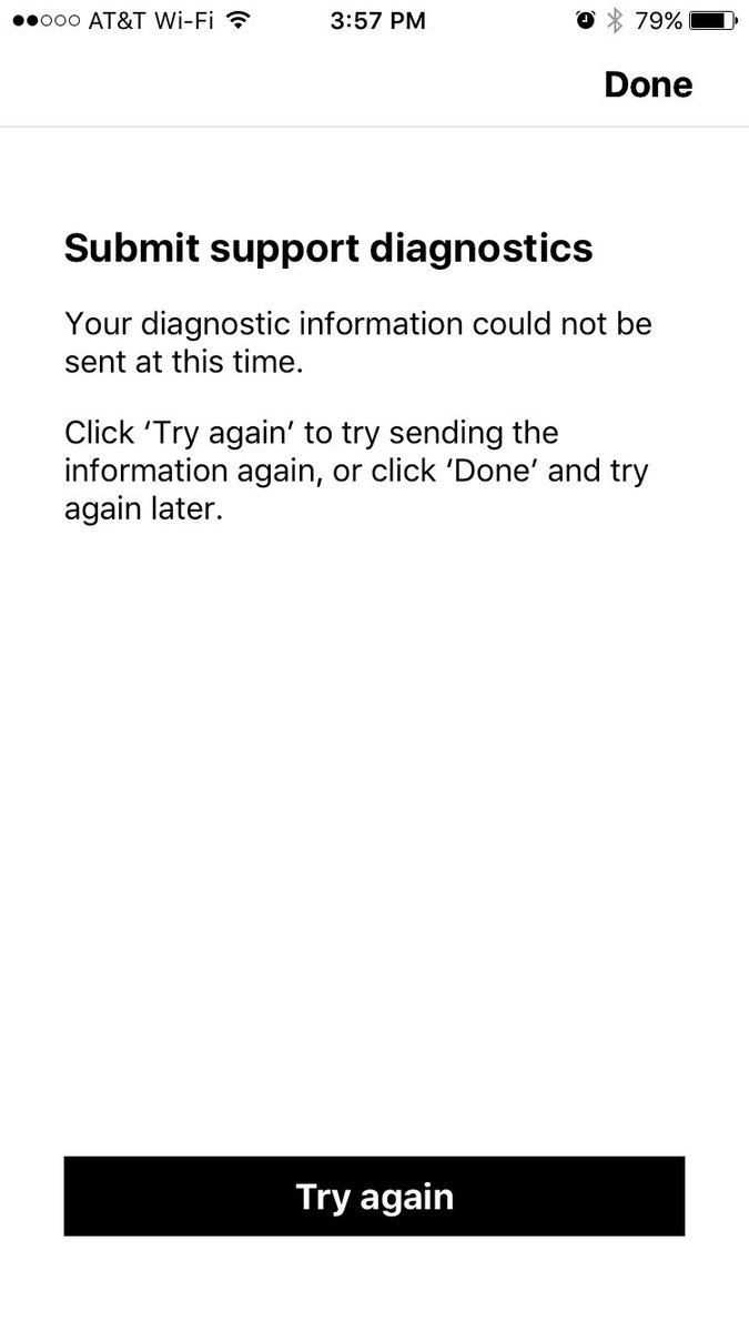 klubchen's tweet photo. @SonosSupport unable to submit diagnostic https://t.co/pJs86WWXRD