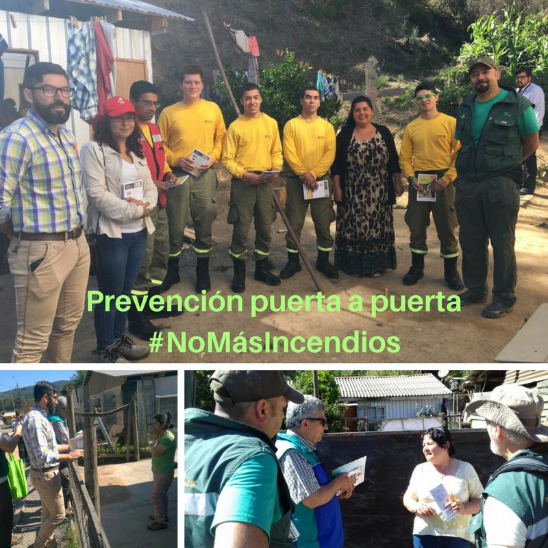 A nuestra campaña se suma el trabajo en Concepción que realizamos junto a Bomberos, Onemi, Red de Prevención Comunitaria, Director de Aseo y Ornato de Concepción y nosotros Pymefor #NoMásIncendios