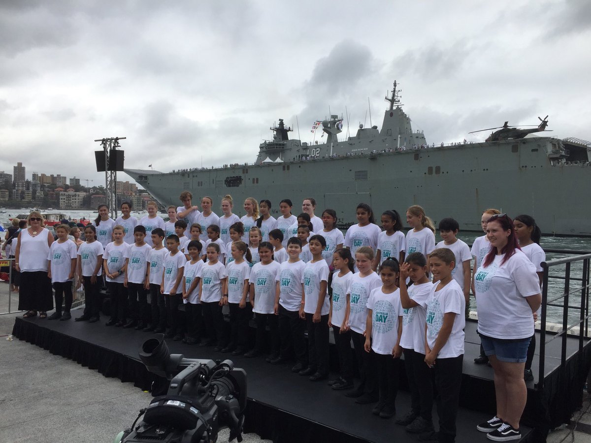 Almost ready to perform! Very privileged to be part of the Australia Day celebrations <a href="/kate_tishler/">Miss Tishler</a> <a href="/k_rigas/">Kay Rigas</a>