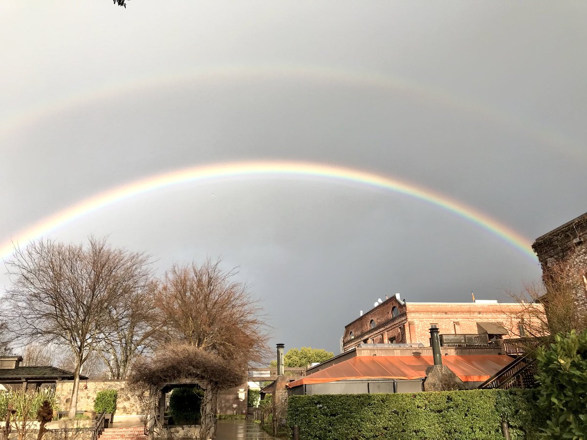 Word is the Pot or Gold can be found in our kitchen...on a plate...Ricotta Gnocchi della Nonna #DoubleRainbow at #Bottega