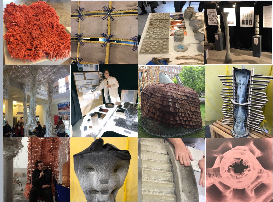 buildingclouds's tweet photo. Some Sem 1 outcomes from #withoutprecedent MArch studio from last 2 years. #colour #materials #concrete #textiles #agri-waste #LoveQUB @IRJIII https://t.co/WajHiPDjgM