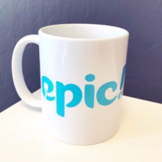 epic4kids's tweet image. Feast your eyes on the epic! mug! 😍  And congrats to your class -- that is one well-fed #readerpillar!