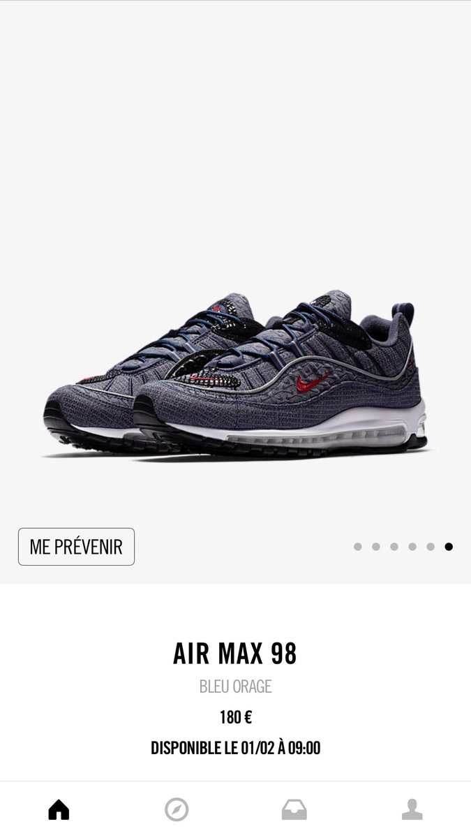 air max 98 bleu orage