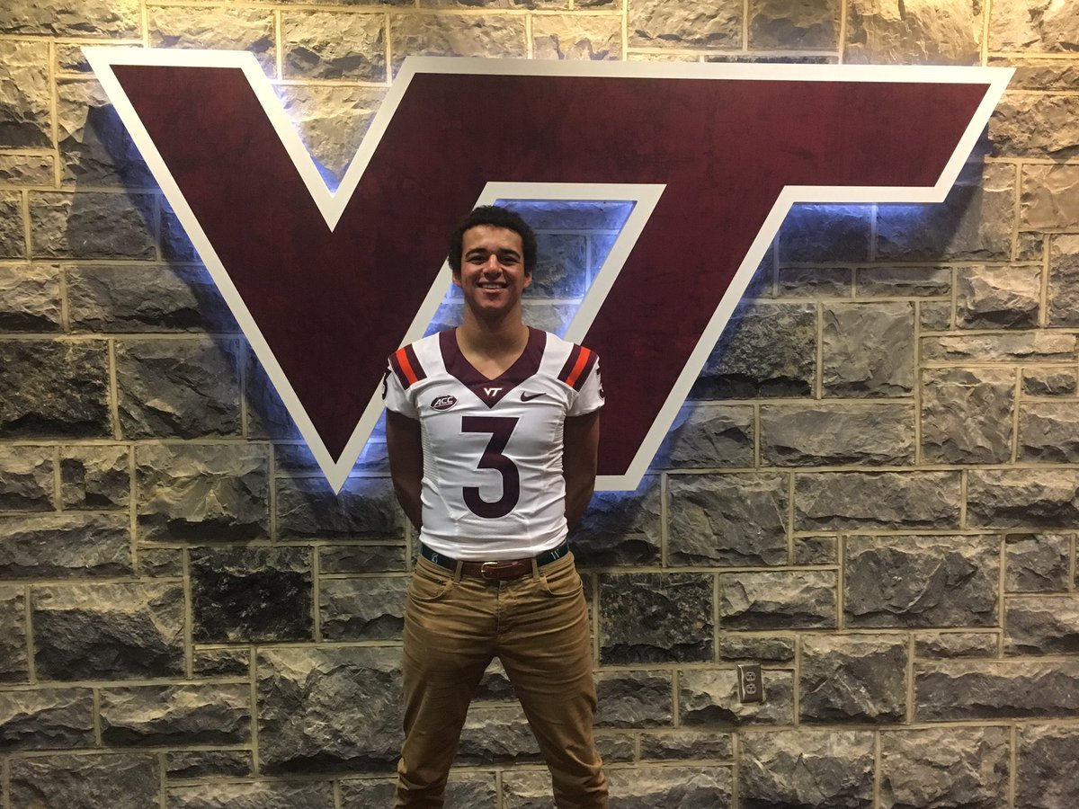 ihaveman9999's tweet photo. Amazing visit today!! Grateful for the opportunity to be a Hokie next year🦃🦃 https://t.co/CF7DQxw1bq