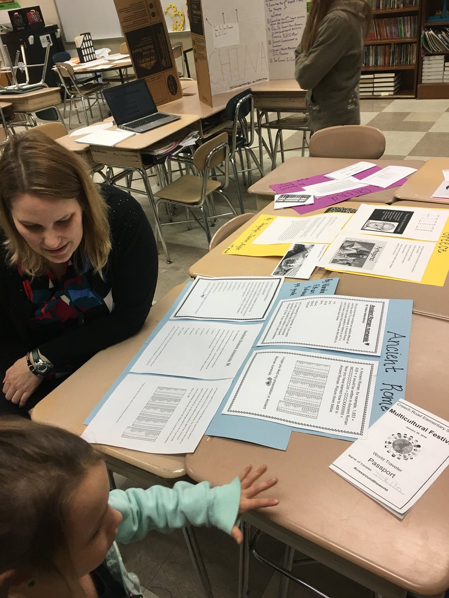 CreechRoadElem's tweet photo. Fun learning going on at Creech Road Elementary’s Multicultural Festival https://t.co/5EQ0zuilXG