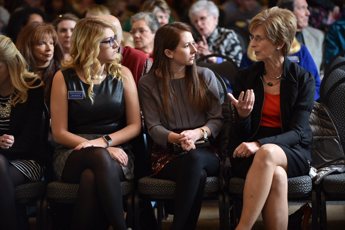 During her BCIL lecture, Christine Todd Whitman talks about Berry’s “beautiful campus and all the opportunities available here for students.”