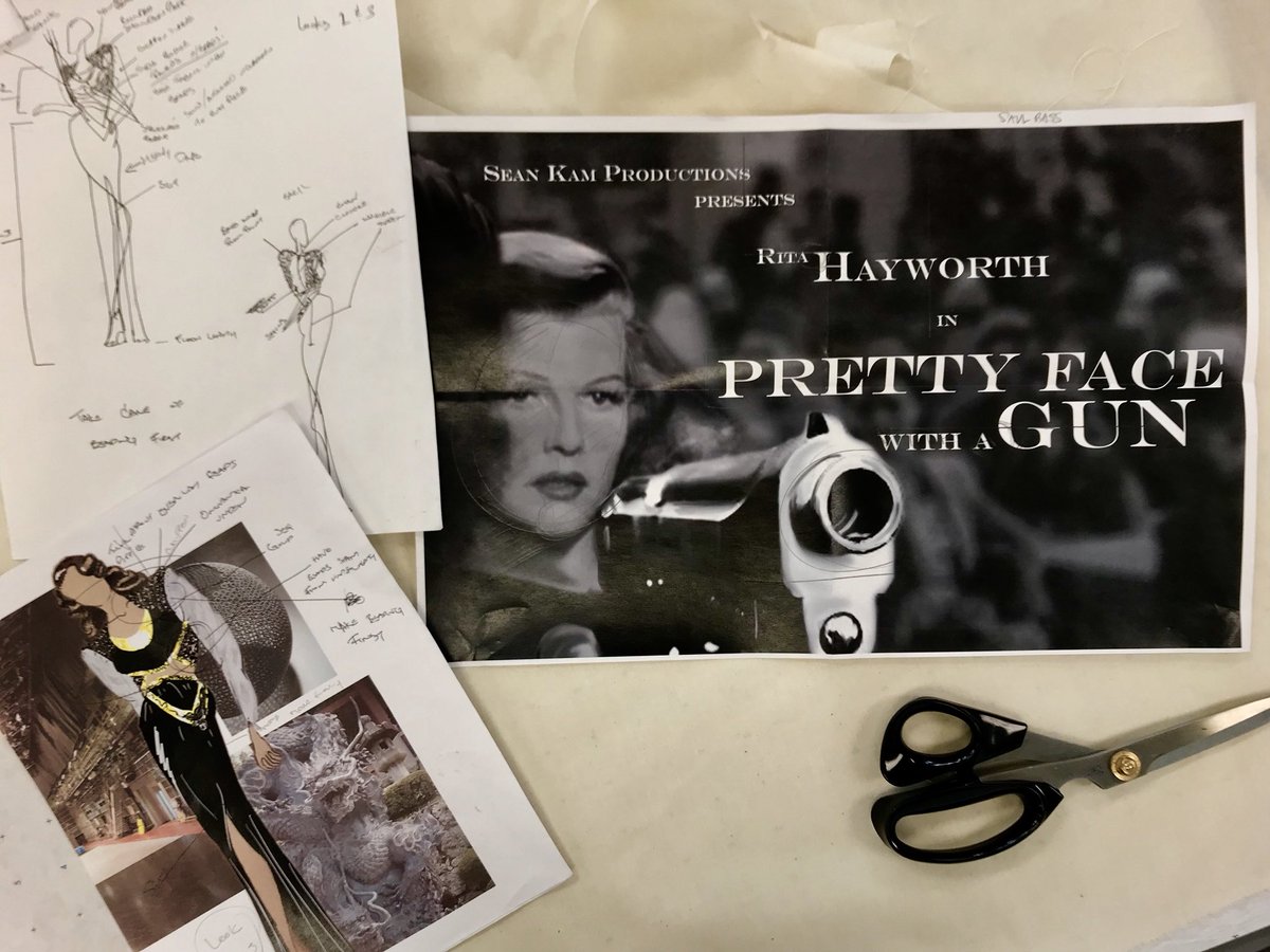 kona_kam's tweet photo. @FIDM A2: I’m totally into historic costume research as it’s contributing to my portfolio and collections final. I’m doing 1943 Hollywood/WWII film/military costume in a Indiana Jones meets Rita Hayworth kind of theme; with Rita Hayworth playing an undercover O.S.S agent #FIDMclassroom https://t.co/rjmfvpij0R
