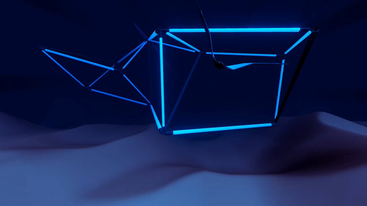 laurabdev's tweet photo. probably the last #screenshots until deadline, can't wait! #PAPERFLY #indiegame #students #3dgame #htwberlin #gamedesign #gamedev #unity3d #madewithunity #neon https://t.co/AareqWp4zy