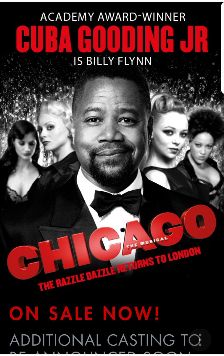 NBarnes86's tweet photo. Needs must! @ChicagoOnStage 
@WestEndTheatre
#cannotwait #bestmusical #razzledazzle #thatjazz 🤗 https://t.co/gd2Q4TmumL