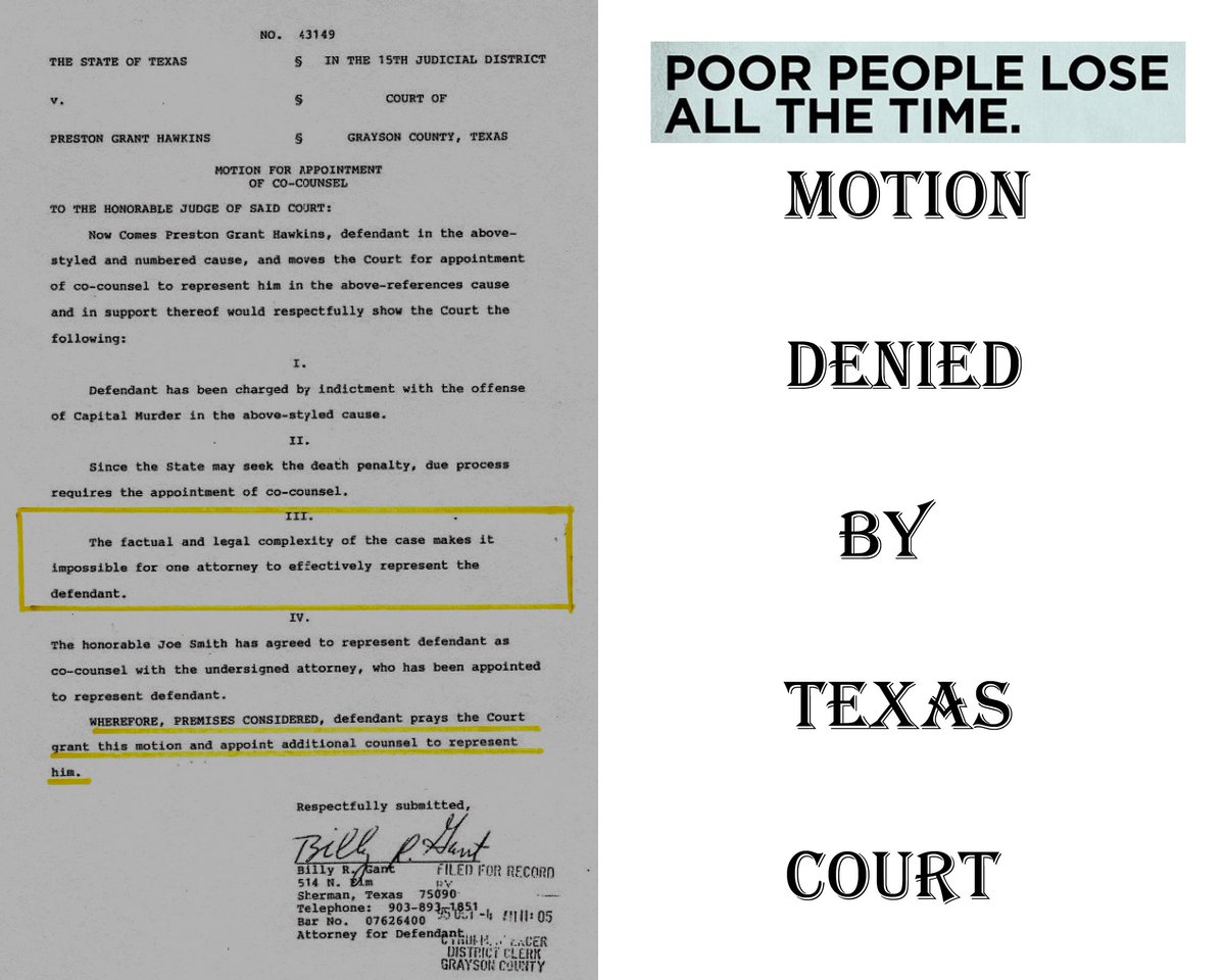 herbley's tweet photo. The wrongful conviction of Preston Grant Hawkins in Texas - 21 years in prison #UTexasLaw #TexasInnocence #ipoftexas https://t.co/j8KA4T2aQK https://t.co/QQ3mugB8dU