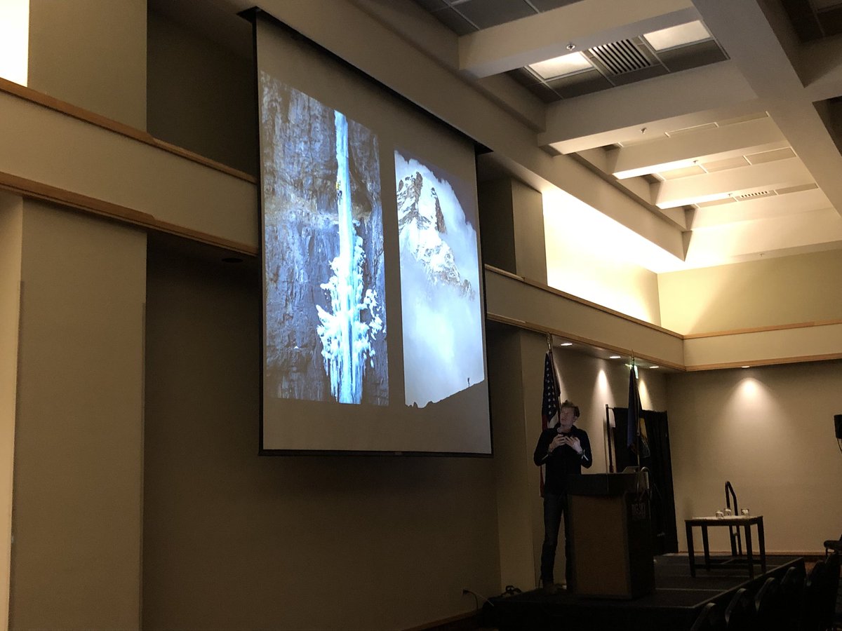 SelfStorageAssn's tweet photo. National Geographic adventurer and photographer @coryrichardsNG sharing his inspiring story at #SSASki18 https://t.co/nviqc63xPQ