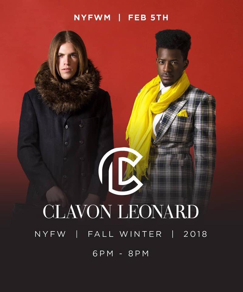 ClavonLeonardNY's tweet photo. CLAVON LEONARD | ONLINE RSVP | NYFW FW18

FEB 5TH 
https://t.co/OwNRS9qz82

CLAVON LEONARD | PRESENTATION

RSVP ONLINE | FEB 5TH
https://t.co/OwNRS9qz82

#clavonleonard #showtime #modelcall #casting #modelcasting #castingcall #modeling #castingdirector #runwayshow #runway https://t.co/fx9ebuJjWk