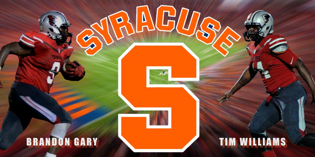 CHS_Tornadoes's tweet photo. F5 Tornado Warning: Brandon Gary @Brandon_GaryCT & Tim Williams earn offers from Syracuse University today. 🌪🏈🔥 @CuseFootball #F5Tornado https://t.co/aYaCbe9S9j