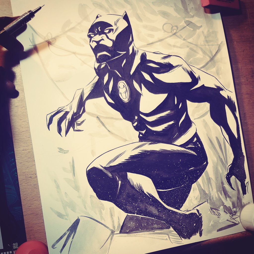 sanfordgreene's tweet photo. The King of Wakanda... https://t.co/yMbeuVD8qQ