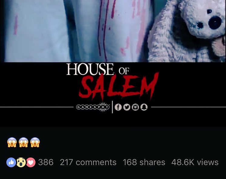HouseofSalemUK's tweet photo. Trailer for House of Salem taking off on @gamespot nearly 50k views @facebook @JamesCrowFilm @LastDragonUK @JackBAnderson @LesMillsActor @LiamKel67676107 @jessicarterton @TFadil @Dean_Maskell @hazel_young_act https://t.co/aRbVRHeFGk