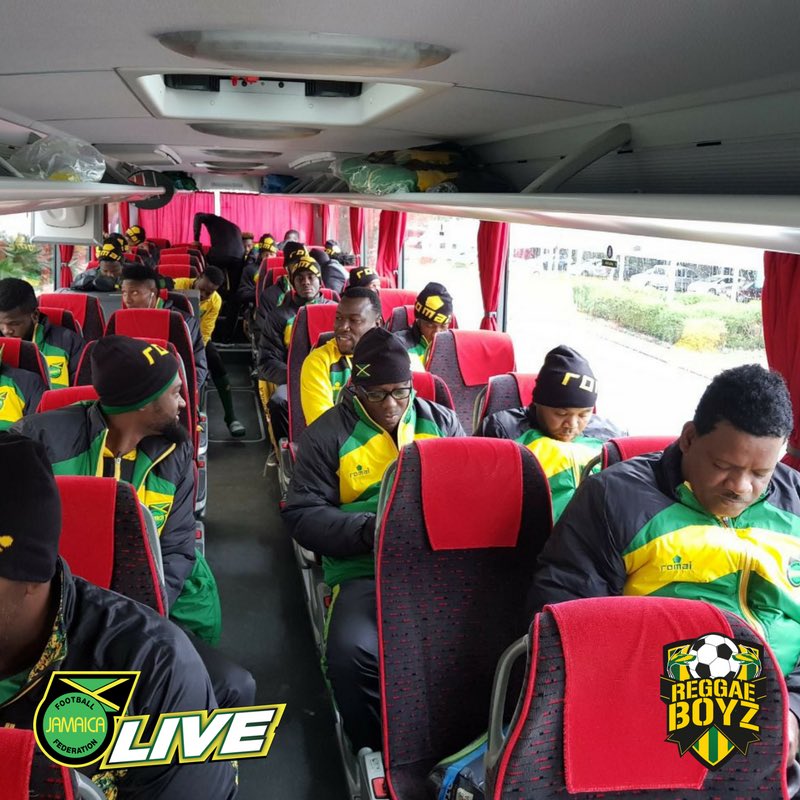 jff_football's tweet photo. Our #ReggaeBoyz have landed in Turkey and are already on the field preparing for their big match against South Korea on January 30th. The team plays a practice match against Csgaz Metan Medias, a Romanian professional club,on January 27th at 9:00am. #JFFLive #ReggaeFootball https://t.co/w7DZ0X2Qie